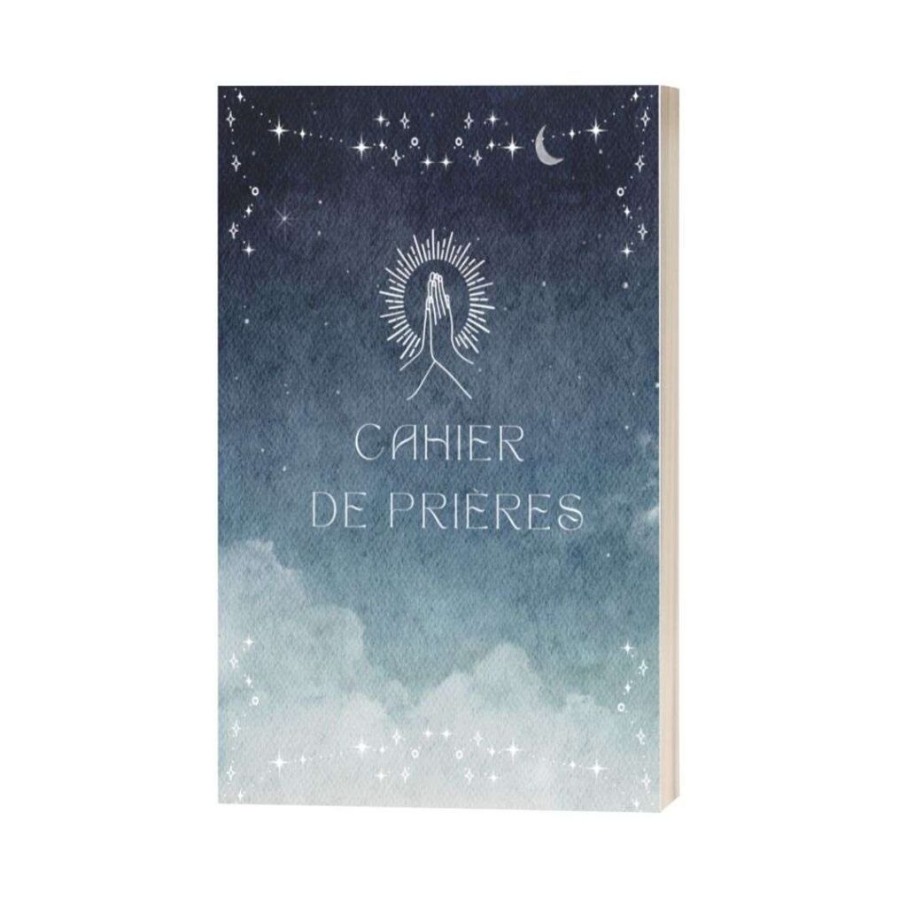 CAHIER DE PRIÈRES 120 pages - Journal de prières lignées - Firmament