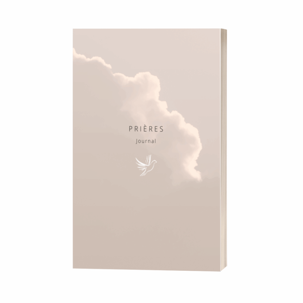 CAHIER DE PRIÈRES 120 pages - Journal de prières lignées - Nuages