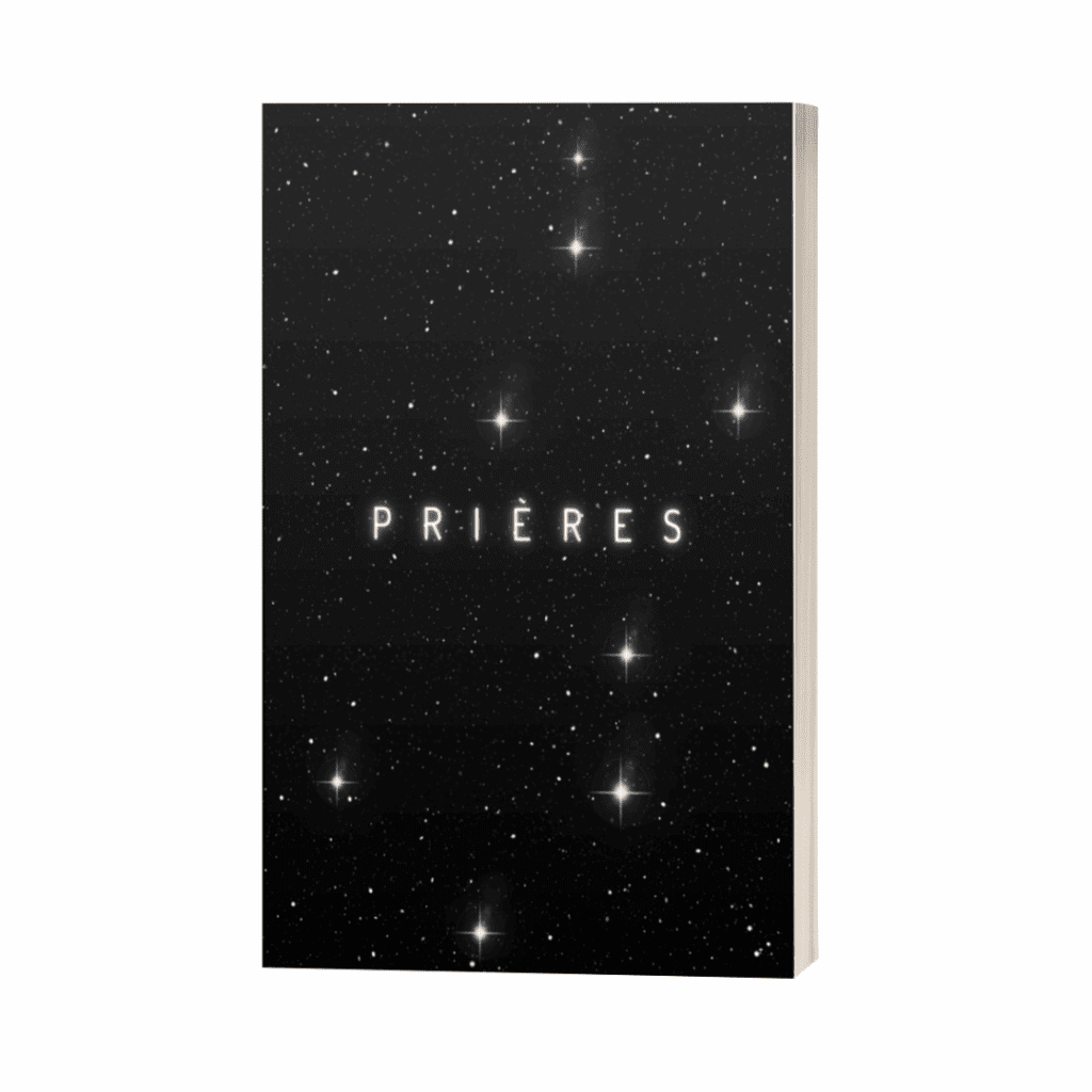 CAHIER DE PRIÈRES 120 pages - Journal de prières lignées - Cosmos
