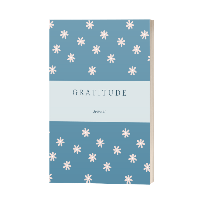 Journal de gratitude 120 pages lignée A5 - Cahier de gratitude Spring
