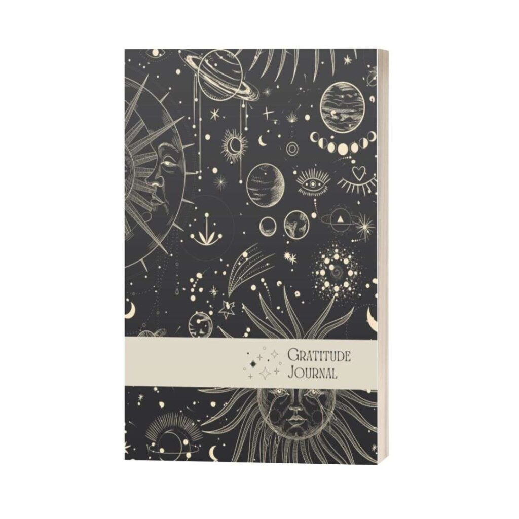 Journal de gratitude 120 pages lignée A5 - Cahier de gratitude Universe